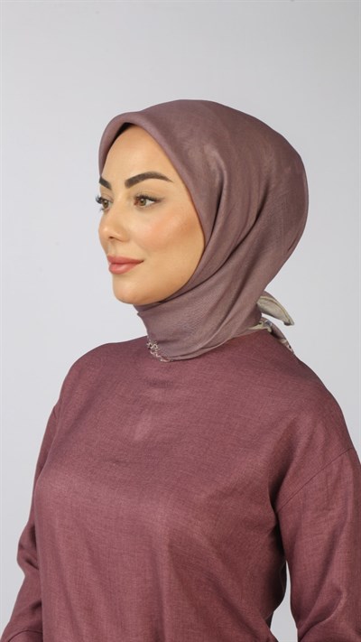 Locella Soft Pamuk Eşarp Gül Kurusu