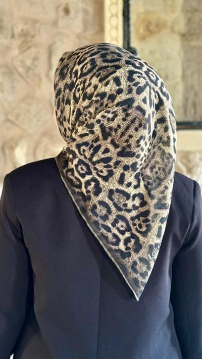 Locella Soft Pamuk Eşarp Haki Yeşil