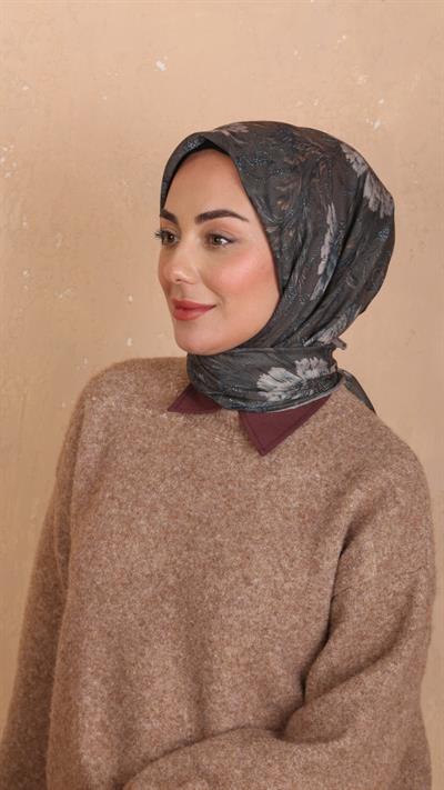 Locella Soft Pamuk Eşarp Koyu Yeşil