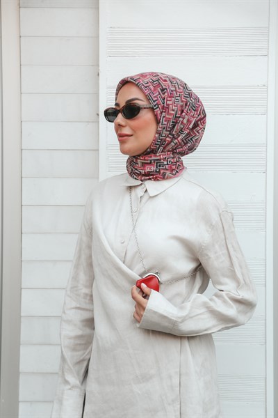 Locella Soft Pamuk Eşarp Pembe