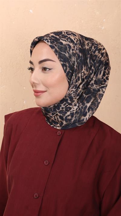 Locella Soft Pamuk Eşarp Lacivert