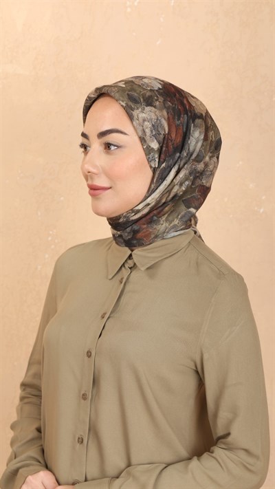 Locella Soft Pamuk Eşarp Yeşil