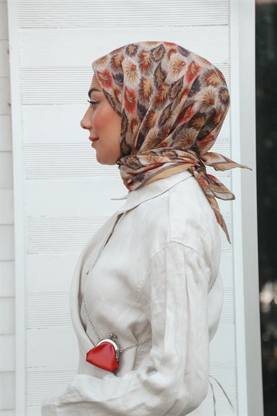 Locella Soft Pamuk Eşarp Hardal