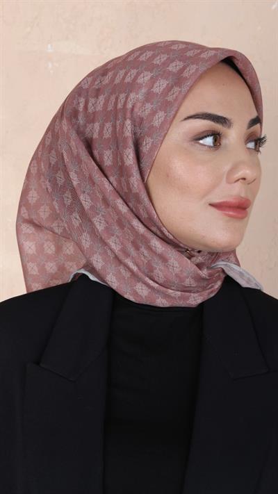 Locella Soft Pamuk Eşarp Gül Pembe-12