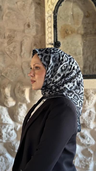 Locella Soft Pamuk Eşarp Gri