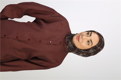 Locella Soft Pamuk Eşarp Mürdüm