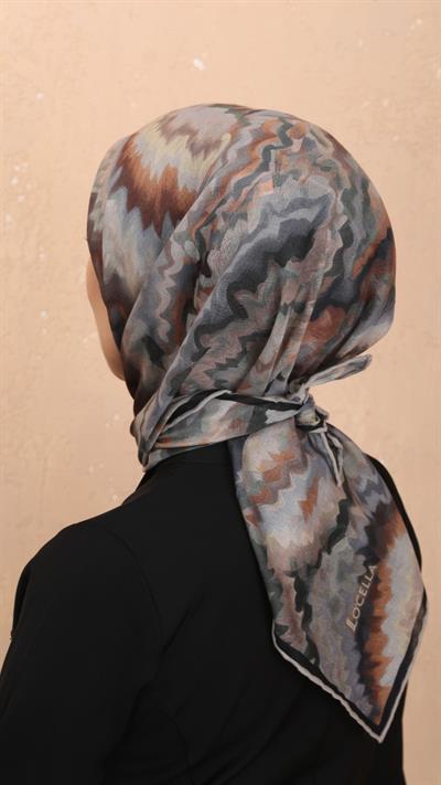 Locella Soft Pamuk Eşarp Siyah