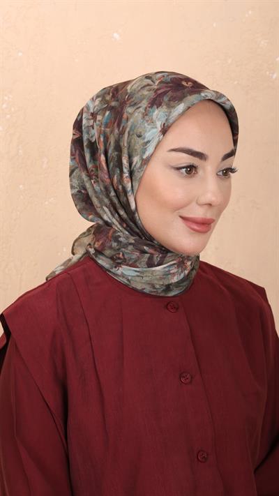 Locella Soft Pamuk Eşarp Yeşil