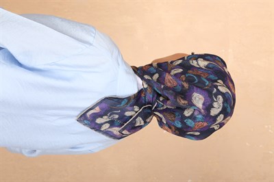 Locella Soft Pamuk Eşarp Lacivert