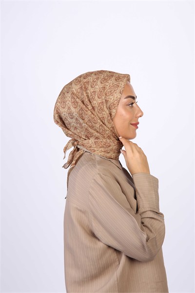Locella Soft Pamuk Eşarp Tarçın