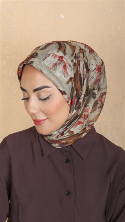 Locella Soft Pamuk Eşarp Bej