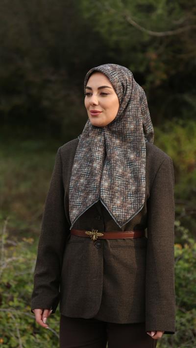 Locella Soft Pamuk Eşarp Gri