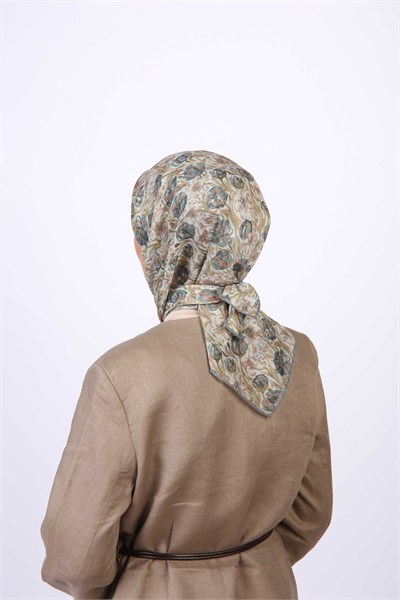 Locella Soft Pamuk Eşarp Krem