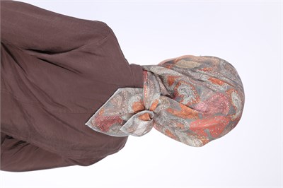 Locella Soft Pamuk Eşarp-Gri