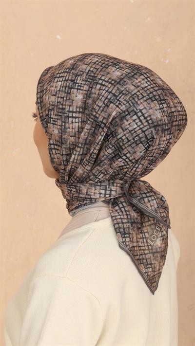 Locella Soft Pamuk Eşarp Vizon