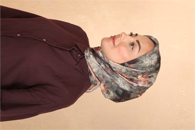 Locella Soft Pamuk Eşarp-Ihlamur Yeşili