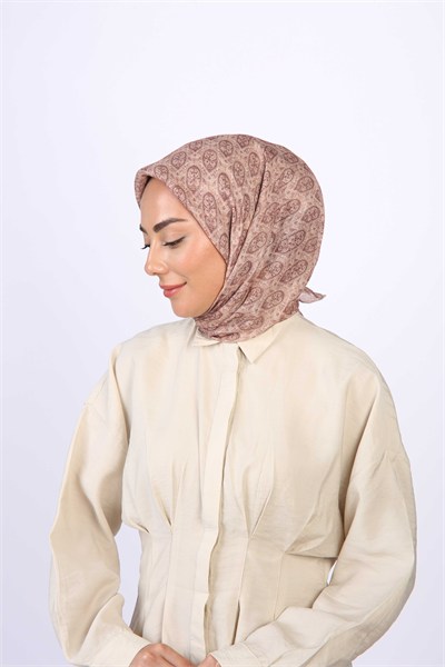 Locella Soft Pamuk Eşarp Gül Kurusu