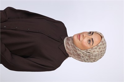 Locella Soft Pamuk Eşarp Vizon