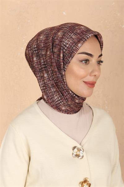 Locella Soft Pamuk Eşarp Bordo
