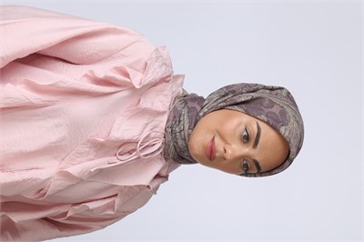 Locella Soft Pamuk Eşarp Gül Kurusu