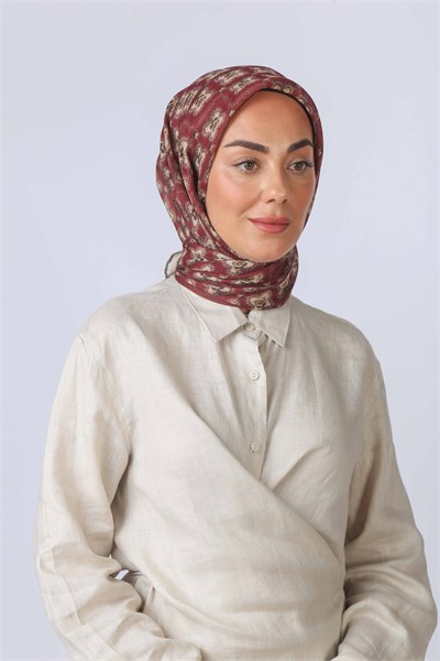 Locella Soft Pamuk Eşarp Kırmızı