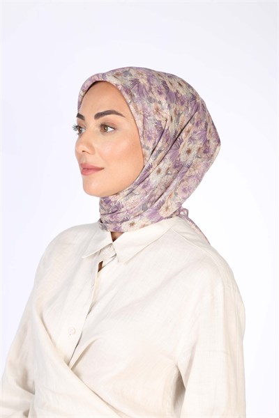 Locella Soft Pamuk Eşarp Lavanta