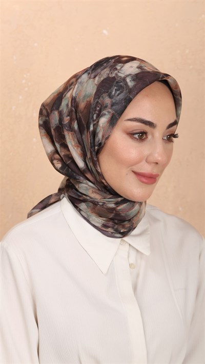 Locella Soft Pamuk Eşarp Acı Kahve