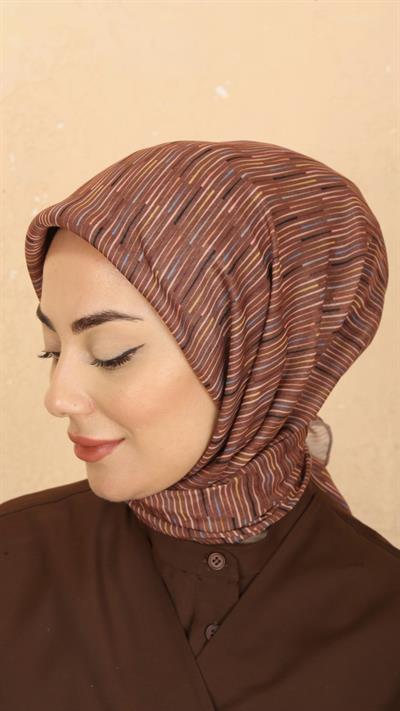 Locella Soft Pamuk Eşarp Taba