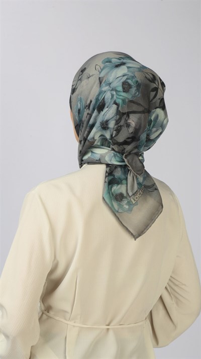 Locella Soft Pamuk Eşarp Gri