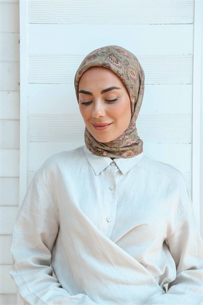 Locella Soft Pamuk Eşarp Yeşil