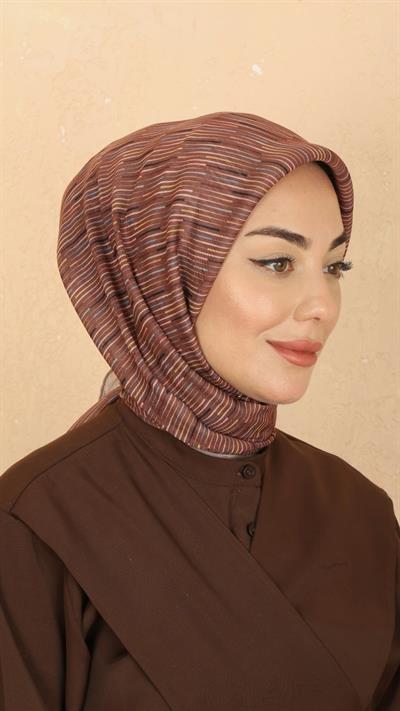 Locella Soft Pamuk Eşarp Taba