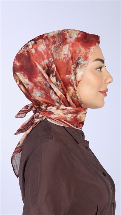 Locella Soft Pamuk Eşarp Kırmızı