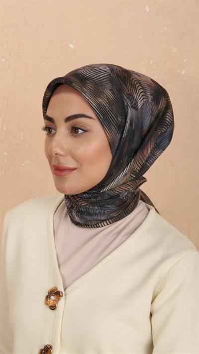 Locella Soft Pamuk Eşarp Haki-5