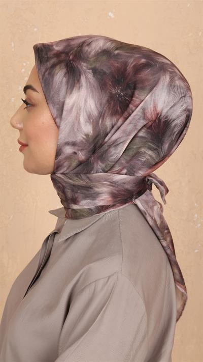 Locella Soft Pamuk Eşarp Pembe-2