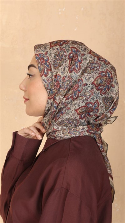 Locella Soft Pamuk Eşarp Bej