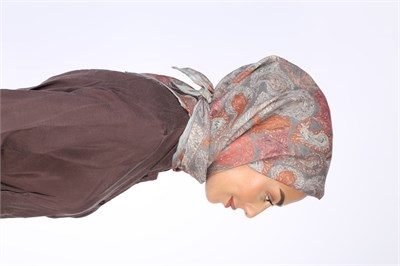 Locella Soft Pamuk Eşarp-Gri
