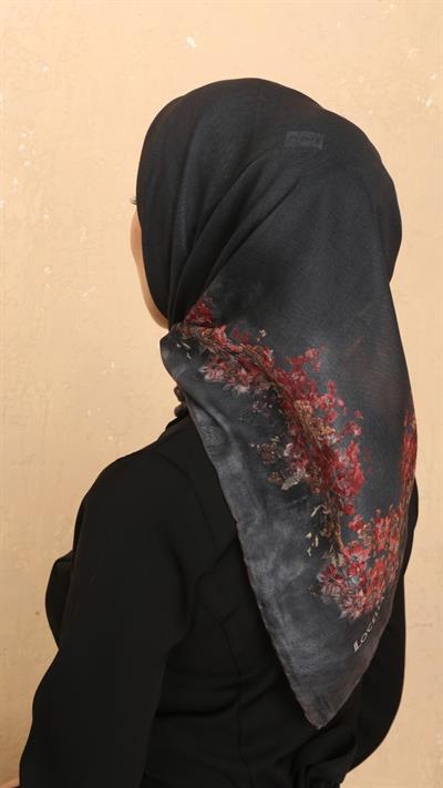 Locella Soft Pamuk Eşarp Antrasit