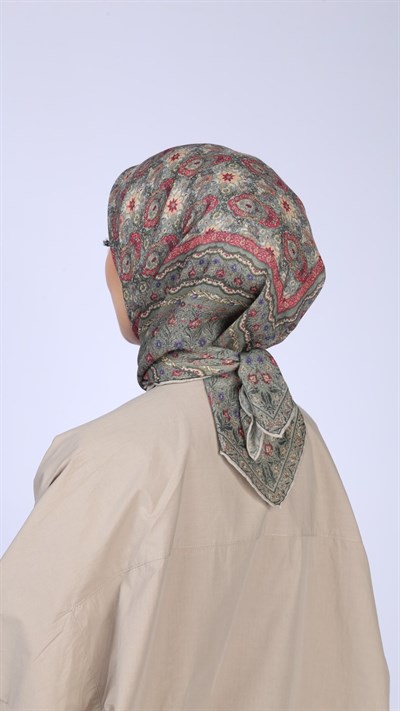 Locella Soft Pamuk Eşarp Yeşil