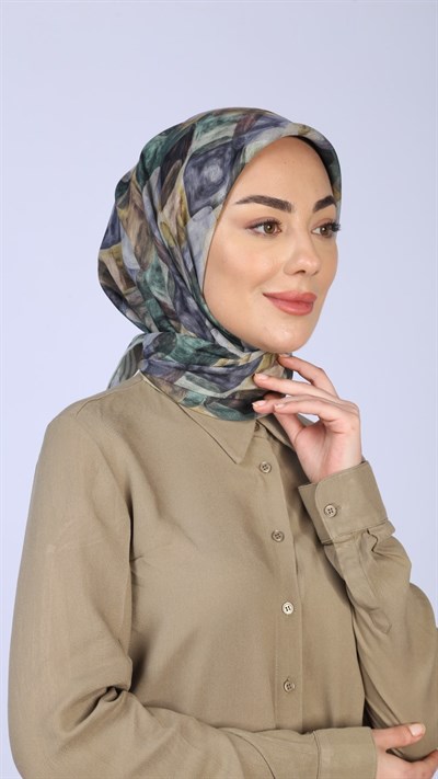 Locella Soft Pamuk Eşarp Mint
