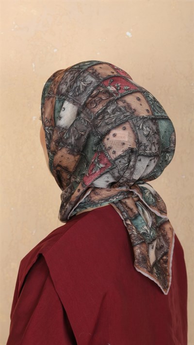Locella Soft Pamuk Eşarp Taba