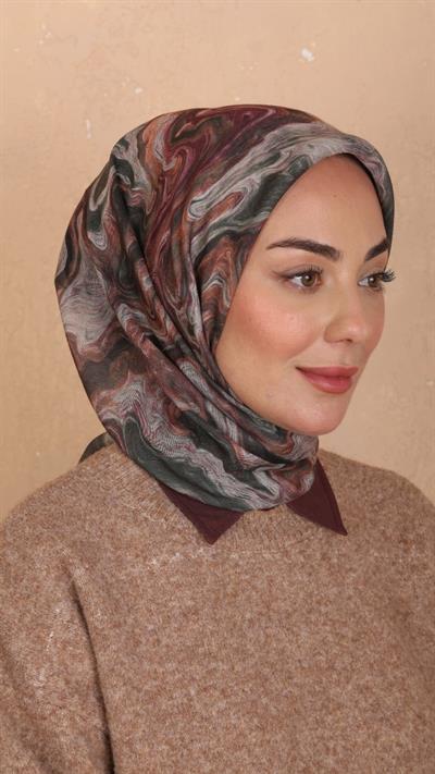 Locella Soft Pamuk Eşarp Yeşil