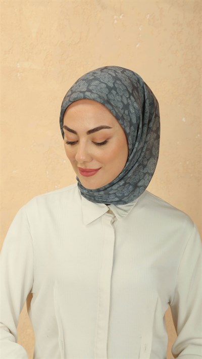 Locella Soft Pamuk Eşarp Gri