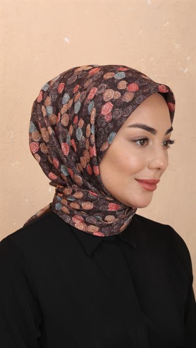 Locella Soft Pamuk Eşarp Acı Kahve