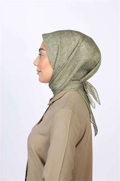 Locella Soft Pamuk Eşarp Yeşil