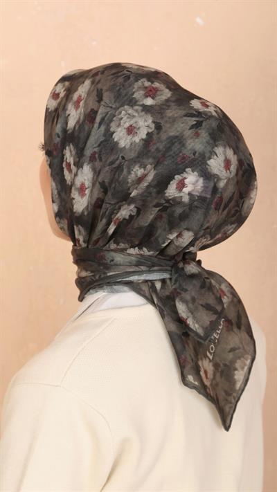 Locella Soft Pamuk Eşarp Haki