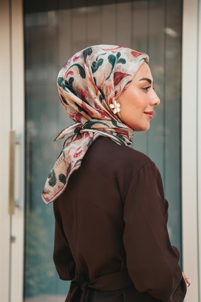 Locella Soft Pamuk Eşarp Vizon