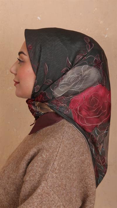 Locella Soft Pamuk Eşarp Yeşil