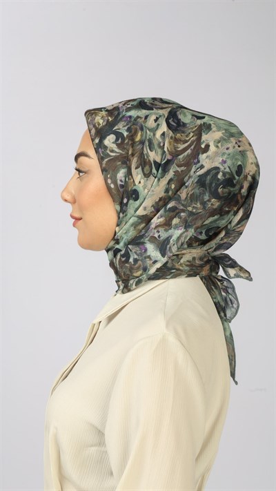 Locella Soft Pamuk Eşarp Mint