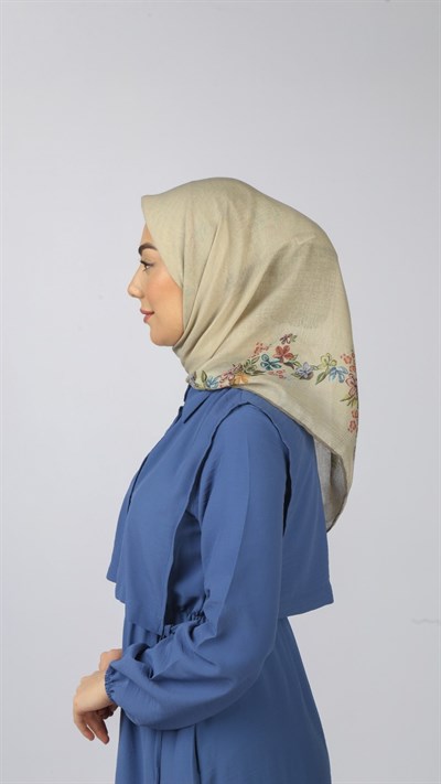 Locella Soft Pamuk Eşarp Bej