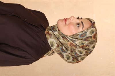 Locella Soft Pamuk Eşarp Yeşil